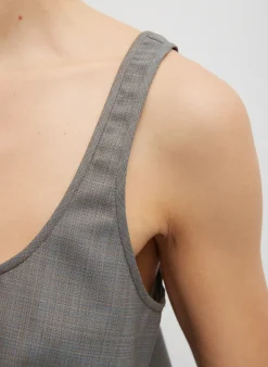 Grant Crossdye Suiting Tank Top-Tibi Best