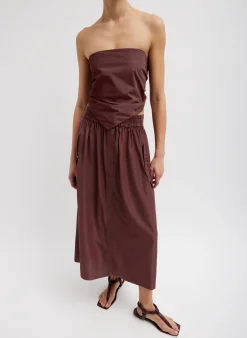 Italian Sporty Nylon Full Skirt-Tibi New