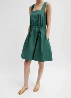 Italian Sporty Nylon Short Tank Dress-Tibi Clearance