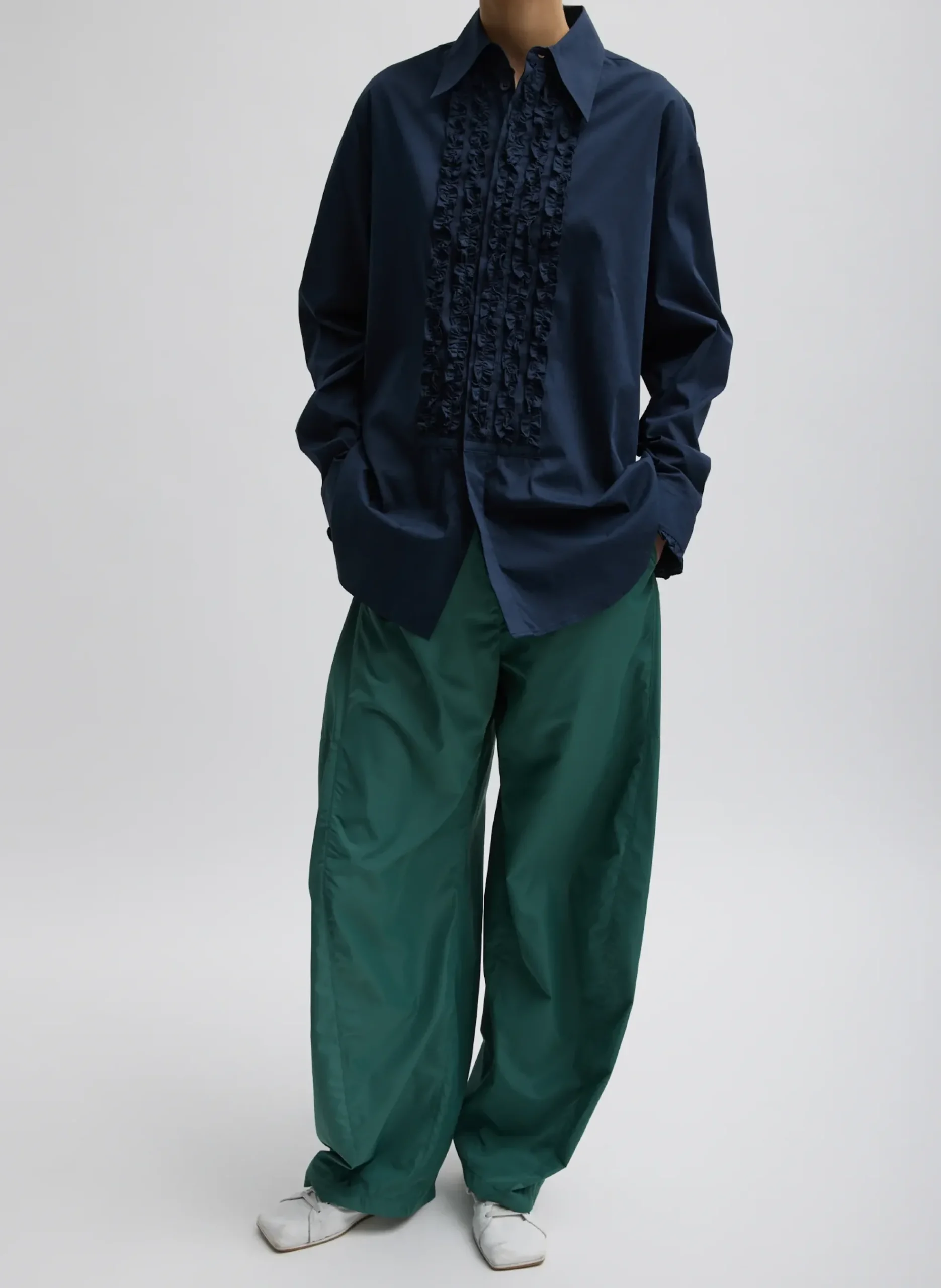Italian Sporty Nylon Winslow Pant-Tibi Outlet