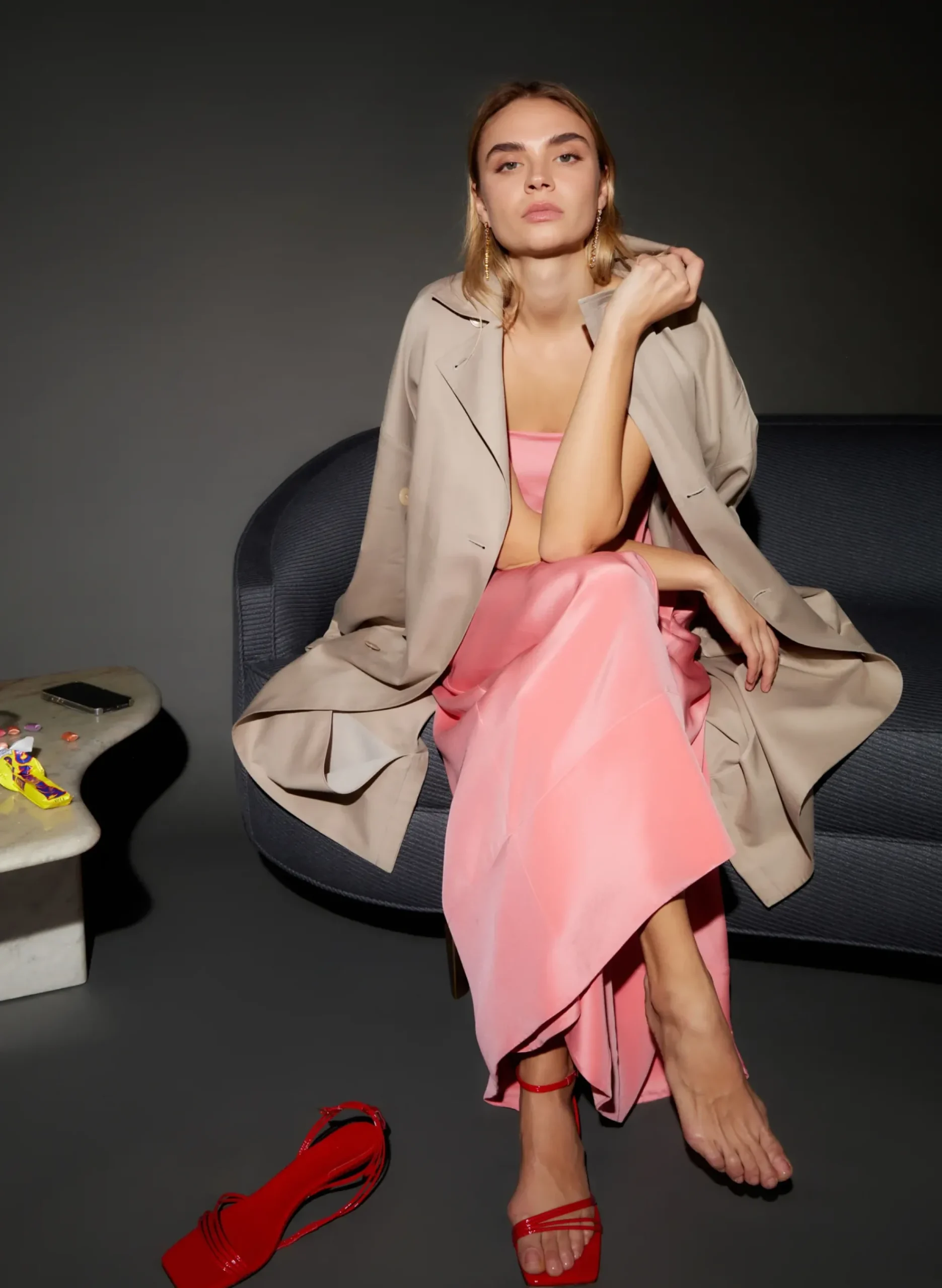 Lancaster Trench-Tibi Hot
