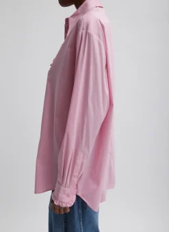 Light Weight Cotton Nylon Easy Tuxedo Shirt-Tibi Sale