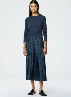 Long Sleeve Fitted T-Shirt-Tibi Online