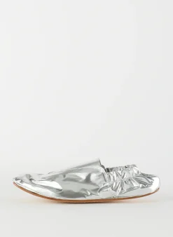 Metallic Mikhail Flat-Tibi Fashion