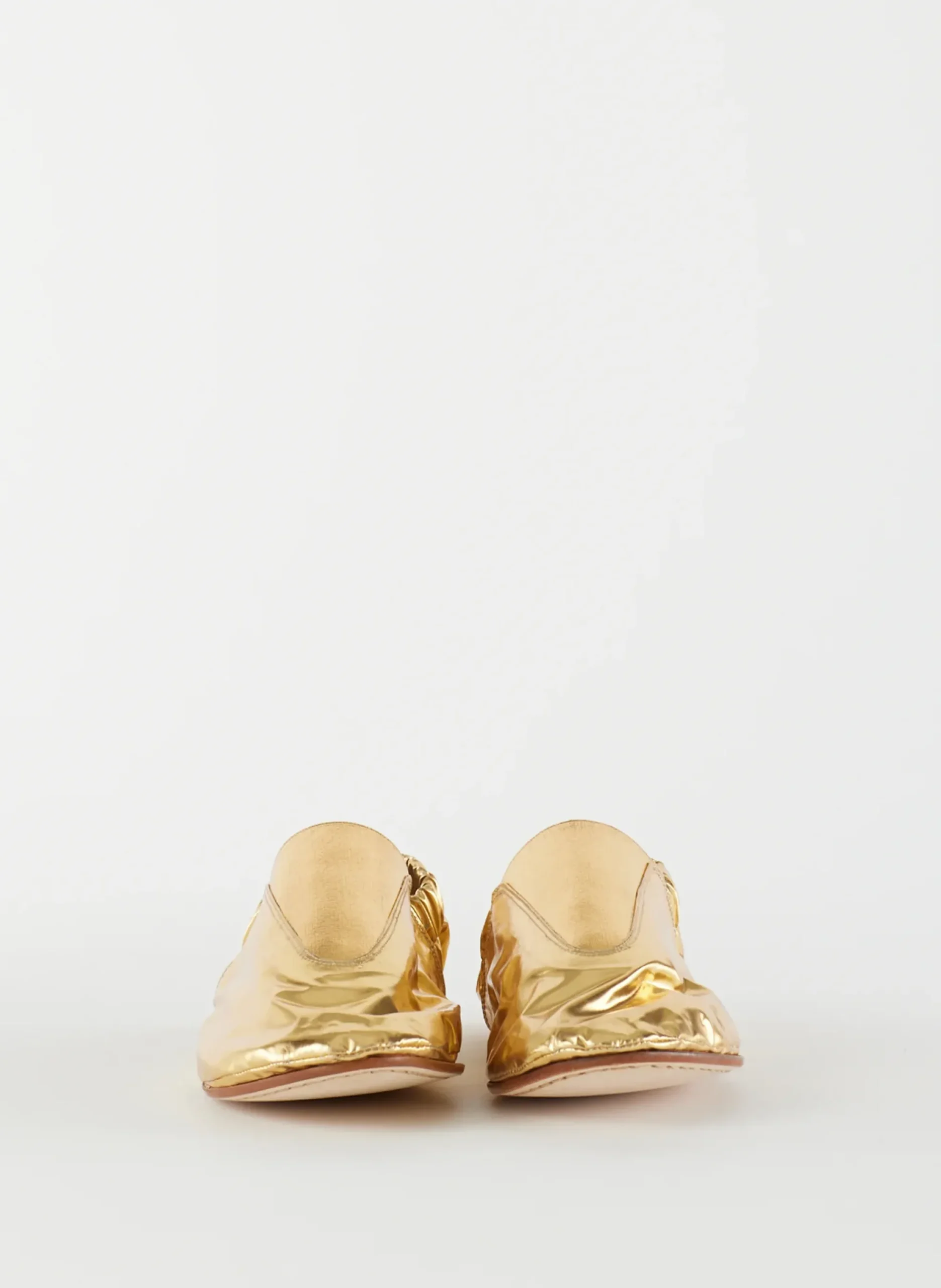 Metallic Mikhail Flat-Tibi New