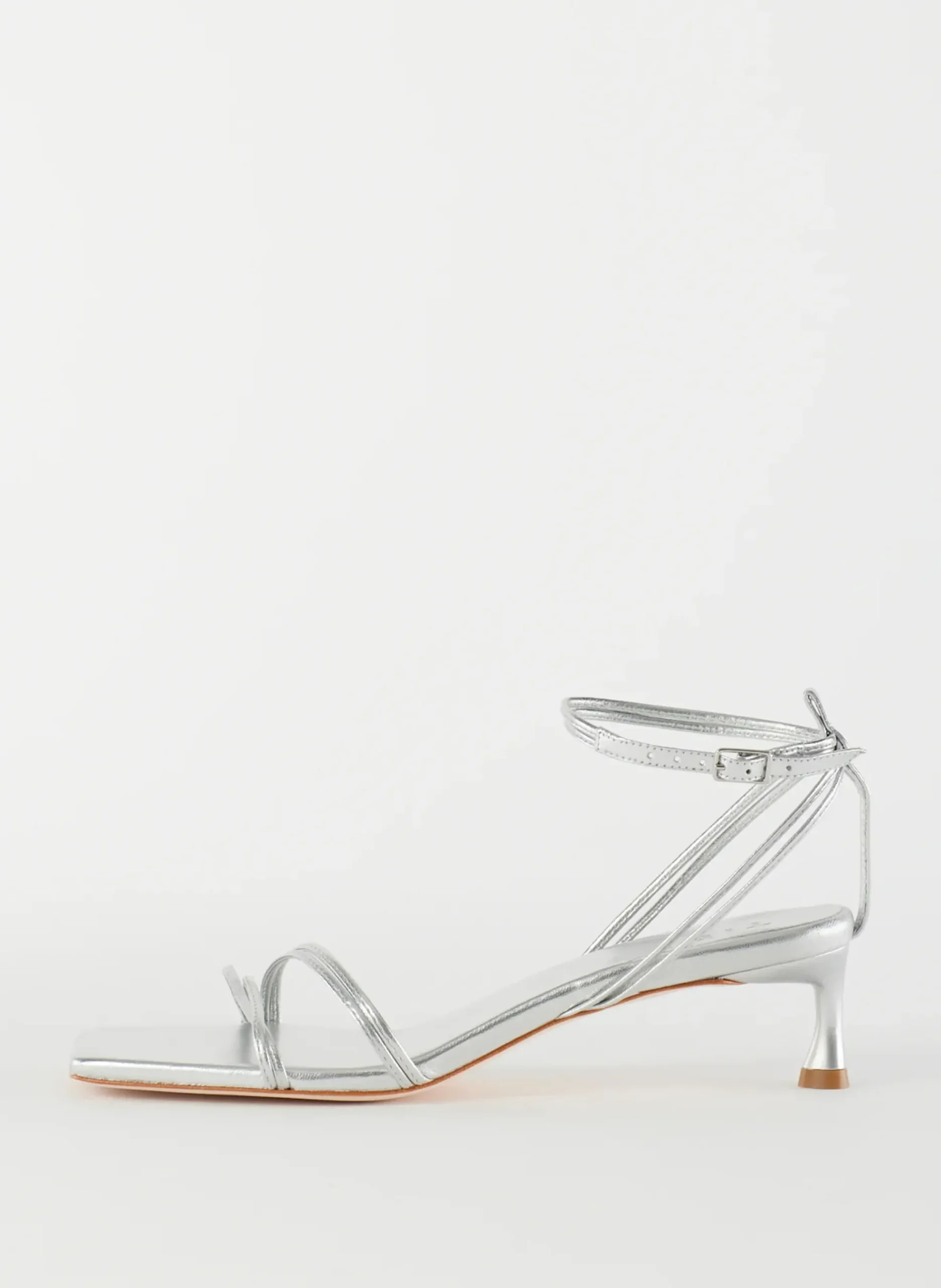 Metallic Nappa Harper Sandal-Tibi Discount