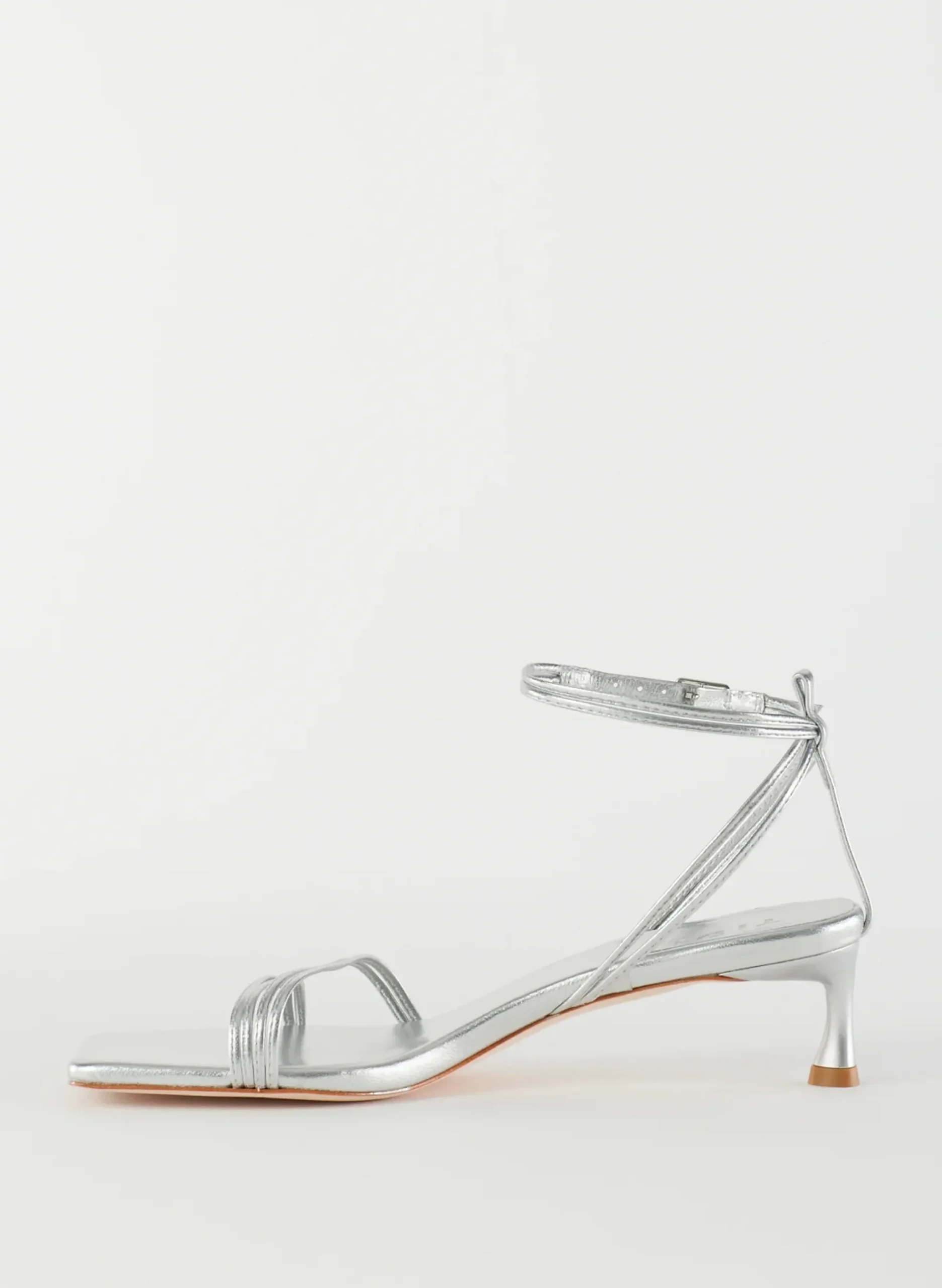 Metallic Nappa Harper Sandal-Tibi Discount