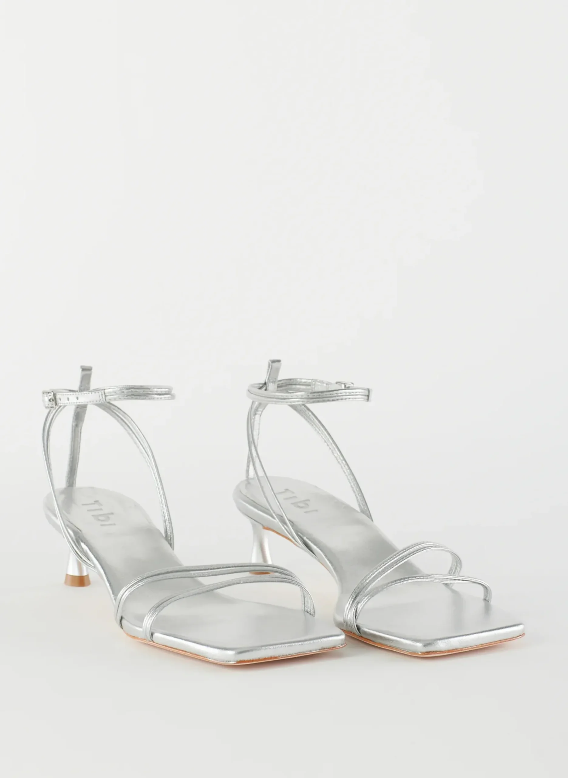 Metallic Nappa Harper Sandal-Tibi Discount