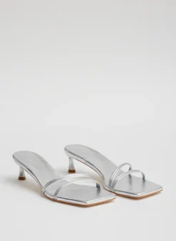 Metallic Nappa Jim Sandal-Tibi Hot