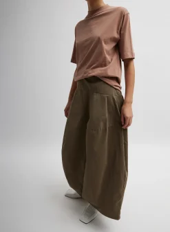 Mock Neck Unisex T-Shirt-Tibi Discount