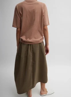 Mock Neck Unisex T-Shirt-Tibi Discount