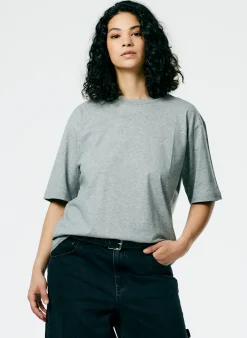 Mock Neck Unisex T-Shirt-Tibi New