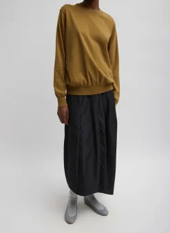 Nylon Asymmetrical Balloon Skirt-Tibi New