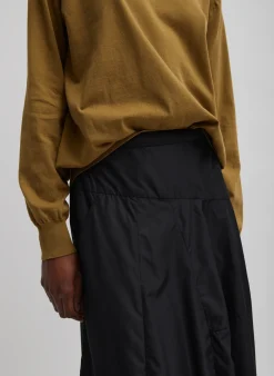 Nylon Asymmetrical Balloon Skirt-Tibi New