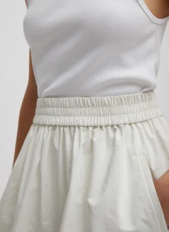 Nylon Pull On Full Skirt-Tibi Outlet