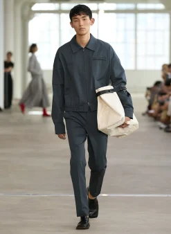 Oliver Cotton Stretch Tricotine Bomber-Tibi Online