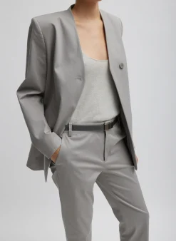 Oliver Cotton Stretch Tricotine Sculpted Blazer-Tibi Sale