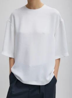 Pebble Sable Easy T-Shirt-Tibi Fashion
