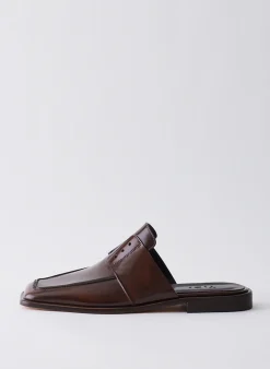 Pedro Slide Square Toe Loafer-Tibi Clearance