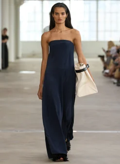 4-Ply Silk Strapless Sculpted Dress-Tibi Sale