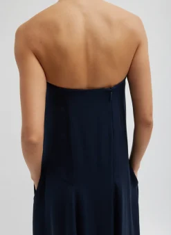 4-Ply Silk Strapless Sculpted Dress-Tibi Sale