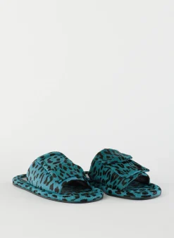 Pony Hair Calf Print Beryen Sandal-Tibi Fashion