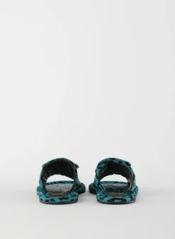 Pony Hair Calf Print Beryen Sandal-Tibi Fashion