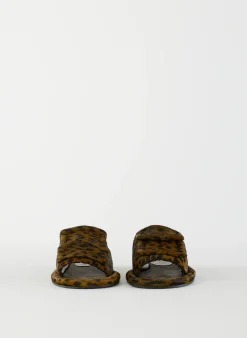 Pony Hair Calf Print Beryen Sandal-Tibi New