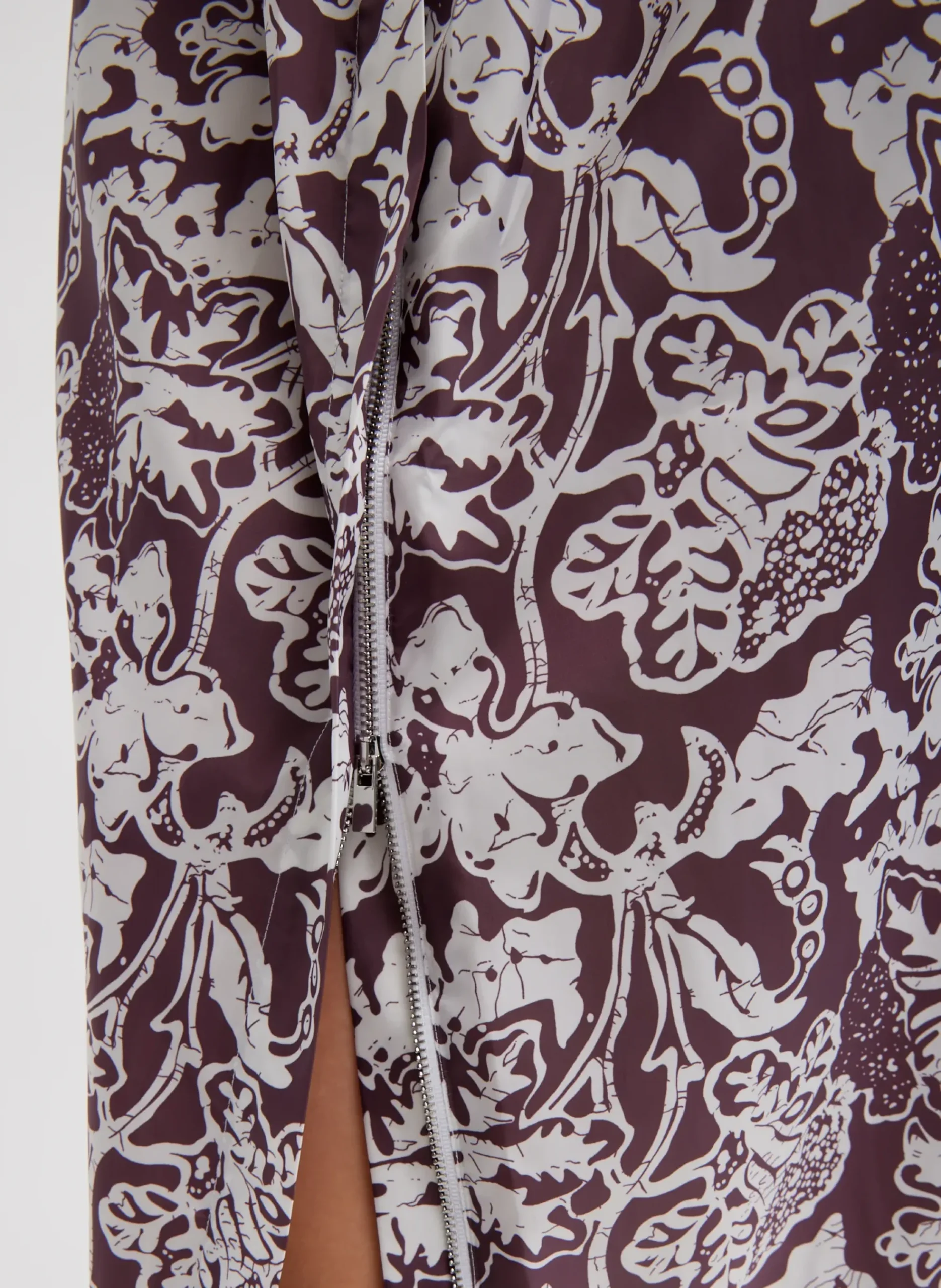Recycled Nylon Batik Full Skirt-Tibi Hot