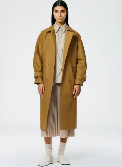 Sculpted Cotton Trench-Tibi New