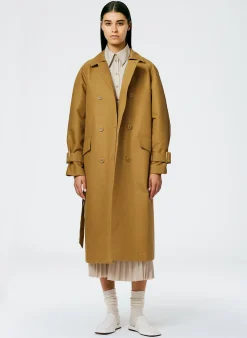 Sculpted Cotton Trench-Tibi New