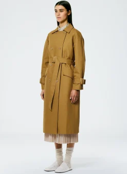 Sculpted Cotton Trench-Tibi New