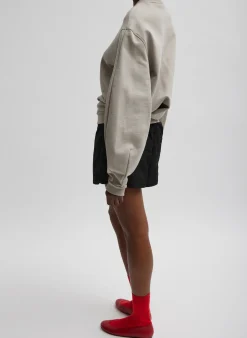 Sculpted Long Sleeve Sweatshirt-Tibi Hot