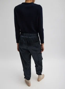 Shiny Nylon Pull On Wilt Jogger-Tibi New