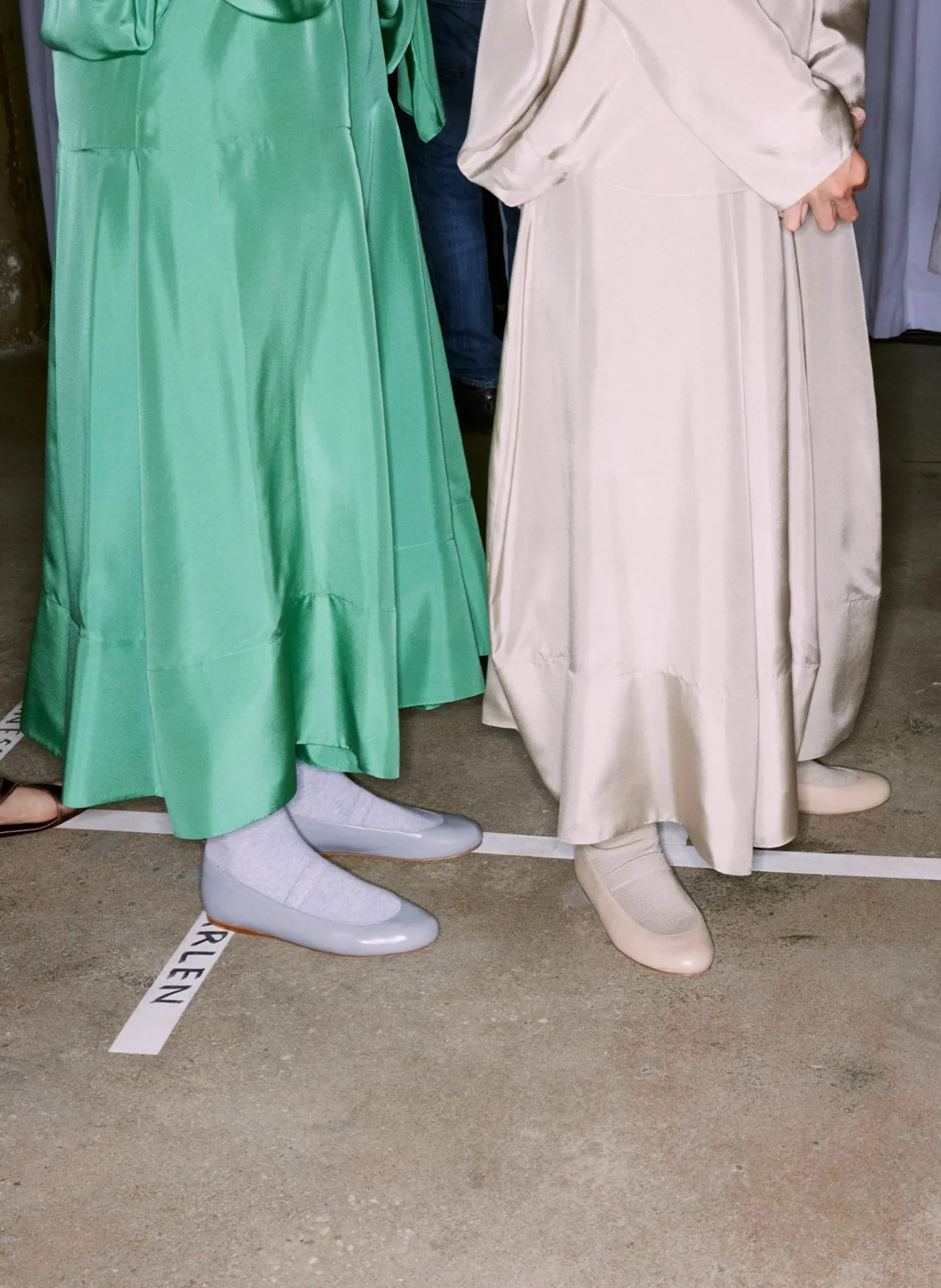 Silk Habutai Circular Seamed Skirt-Tibi Online