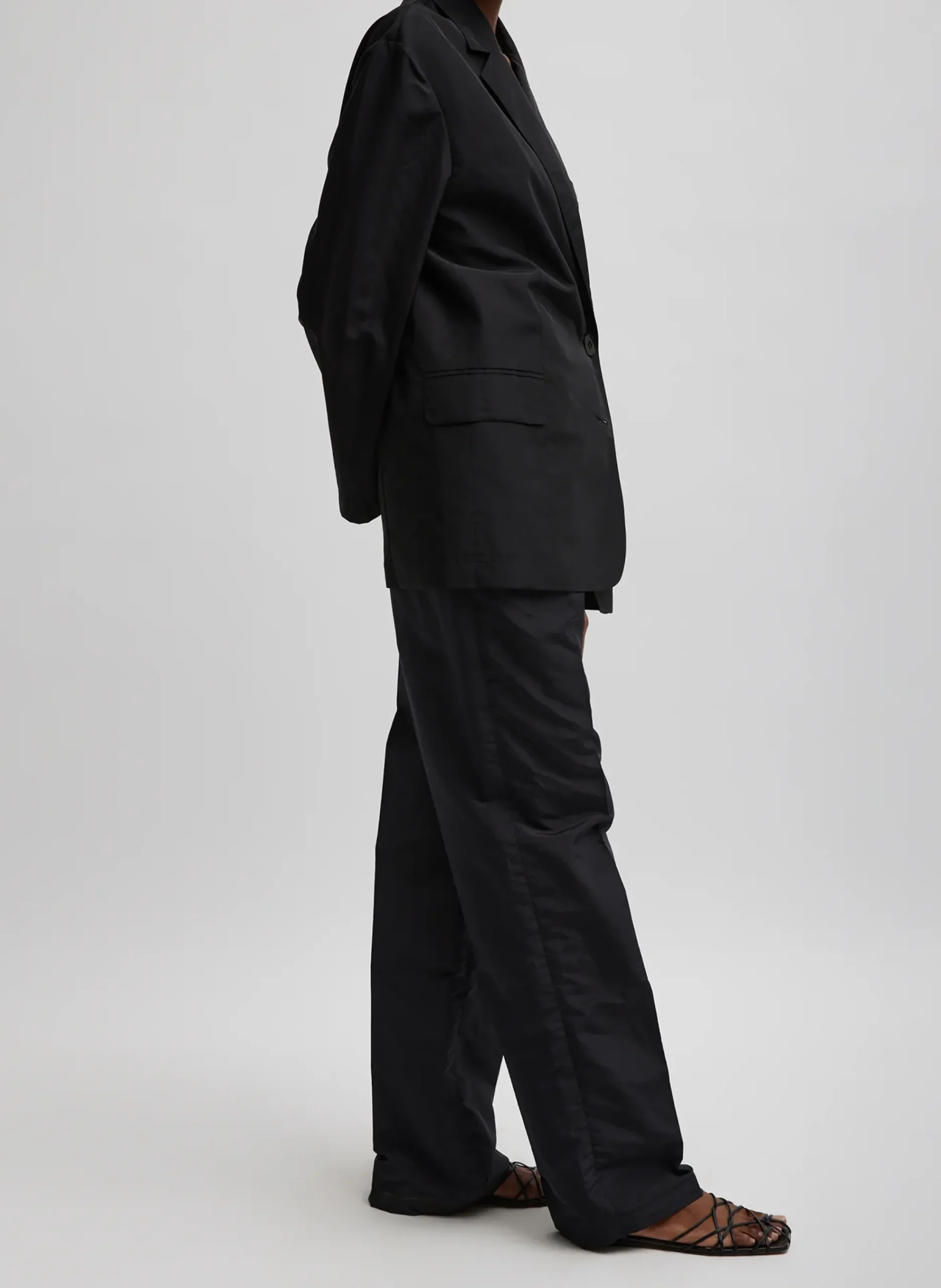 Silk Nylon Liam Blazer-Tibi Sale