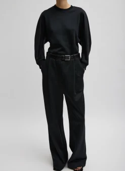 Silk Terry Pleated Pull On Pant-Tibi Hot
