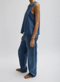Spring Denim Tuck Jean-Tibi Sale