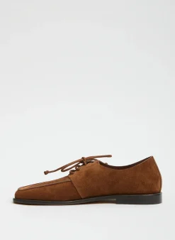 Suede Brody Square Toe Loafer-Tibi Fashion