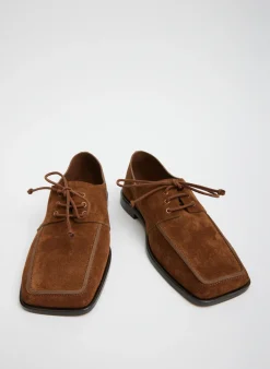Suede Brody Square Toe Loafer-Tibi Fashion