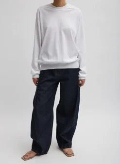 Super Fine Gauge Perfect Men's Pullover-Tibi Fashion