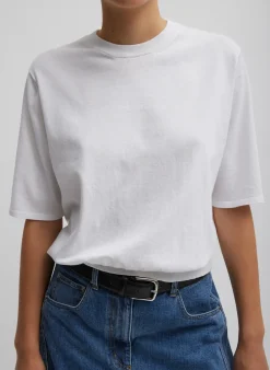 Super Fine Gauge Perfect Short Sleeve Men's Pullover-Tibi Best