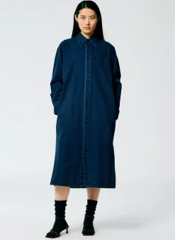 Tencel Cotton Shirtdress-Tibi Hot