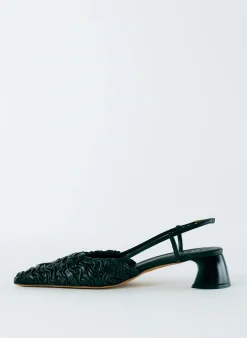 Textured Victor Slingback-Tibi Clearance