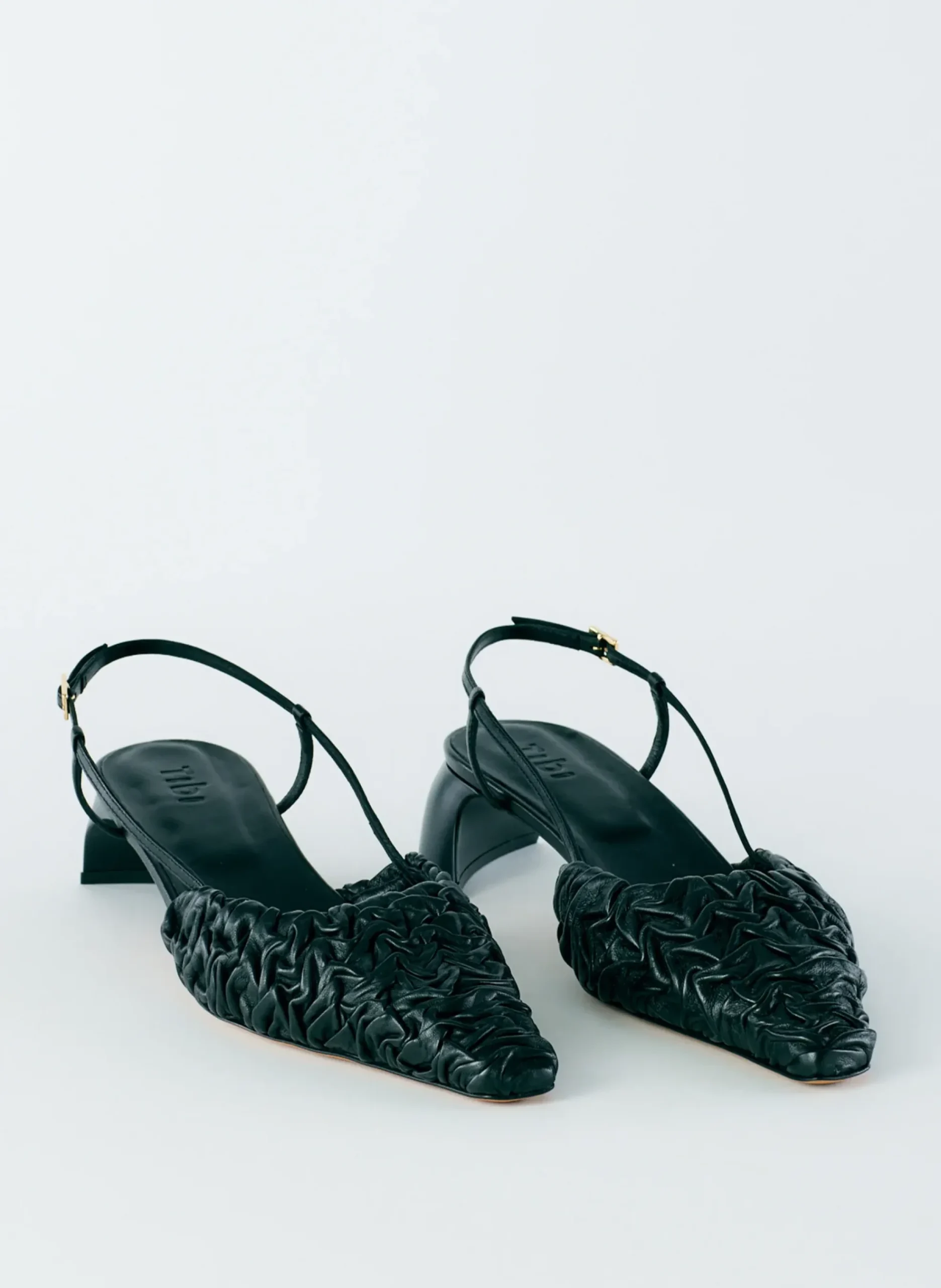 Textured Victor Slingback-Tibi Clearance