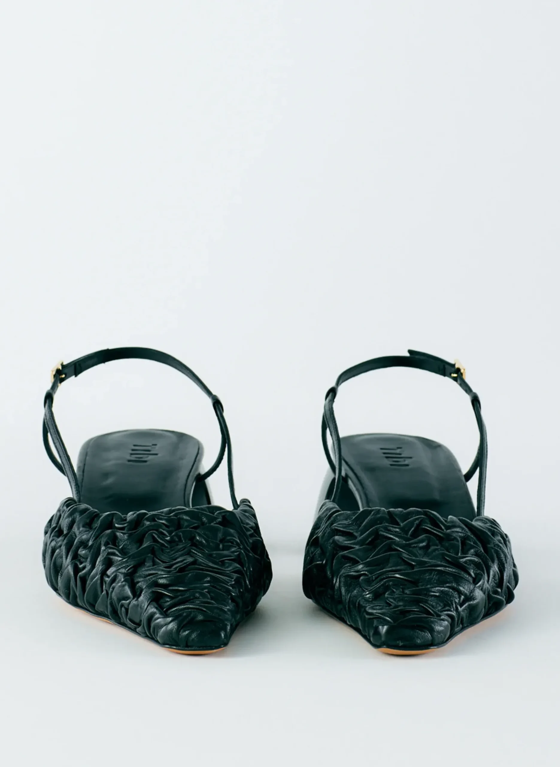 Textured Victor Slingback-Tibi Clearance