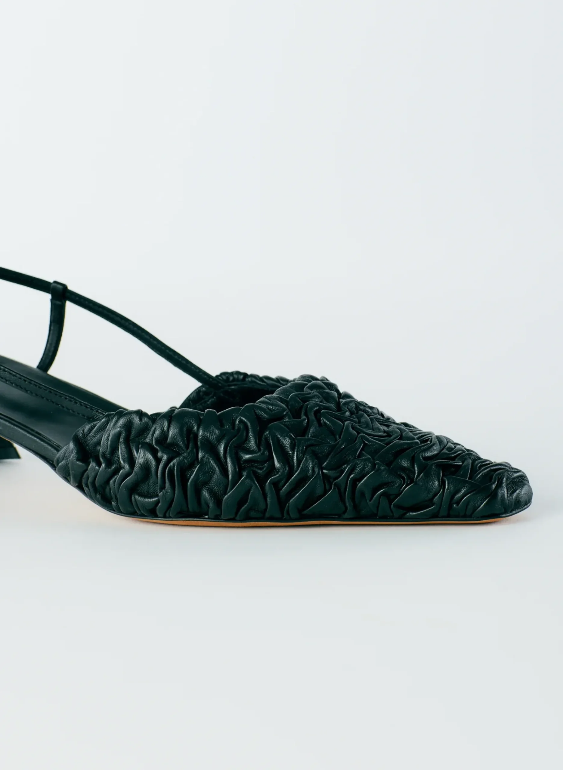 Textured Victor Slingback-Tibi Clearance