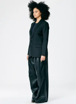 Tropical Wool Cutout Sleeve Marlon Blazer-Tibi Outlet