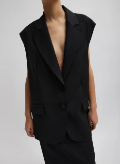 Tropical Wool Liam Vest-Tibi Discount