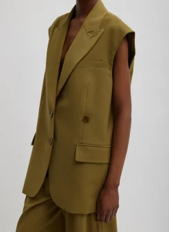 Tropical Wool Liam Vest-Tibi Outlet